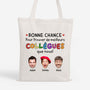 2449BFR1 tote bag personnalise meilleures collegues avec visages 2449b8l5o
