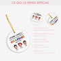 2449OFR4 ornement noel ceramique personnalise avec photo meilleurs collegues que nous 2449o8l5o
