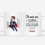 2450MFR1 mug je suis un super collegue personnalise