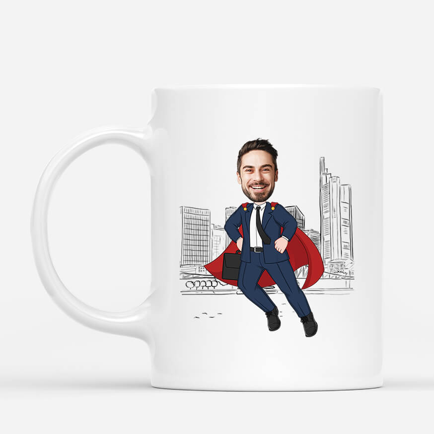 2450MFR2 mug je suis un super collegue personnalise