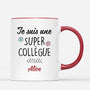 2450MFR3 mug je suis une super collegue personnalise