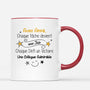 2452MFR3 mug chaque tache devient une joie version femme personnalise