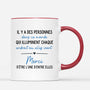 2457MFR3 mug il y a des personnes dans le monde version homme personnalise