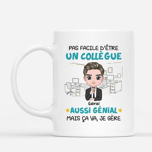 2465MFR2 mug pas facile detre un collegue aussi genial personnalise_cdaf0484 befc 4a5f 97c9 b60d61393cff