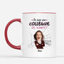 2466MFR1 mug je suis une collegue de compet personnalise