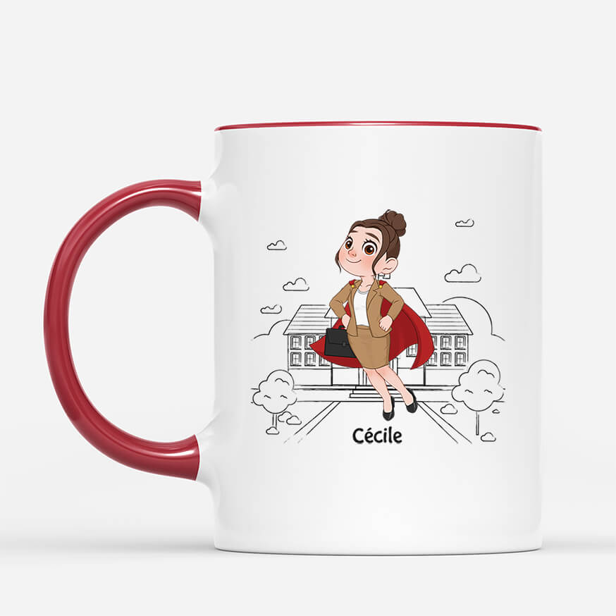 2469MFR2 mug je suis maitresse avec superpuissance personnalise