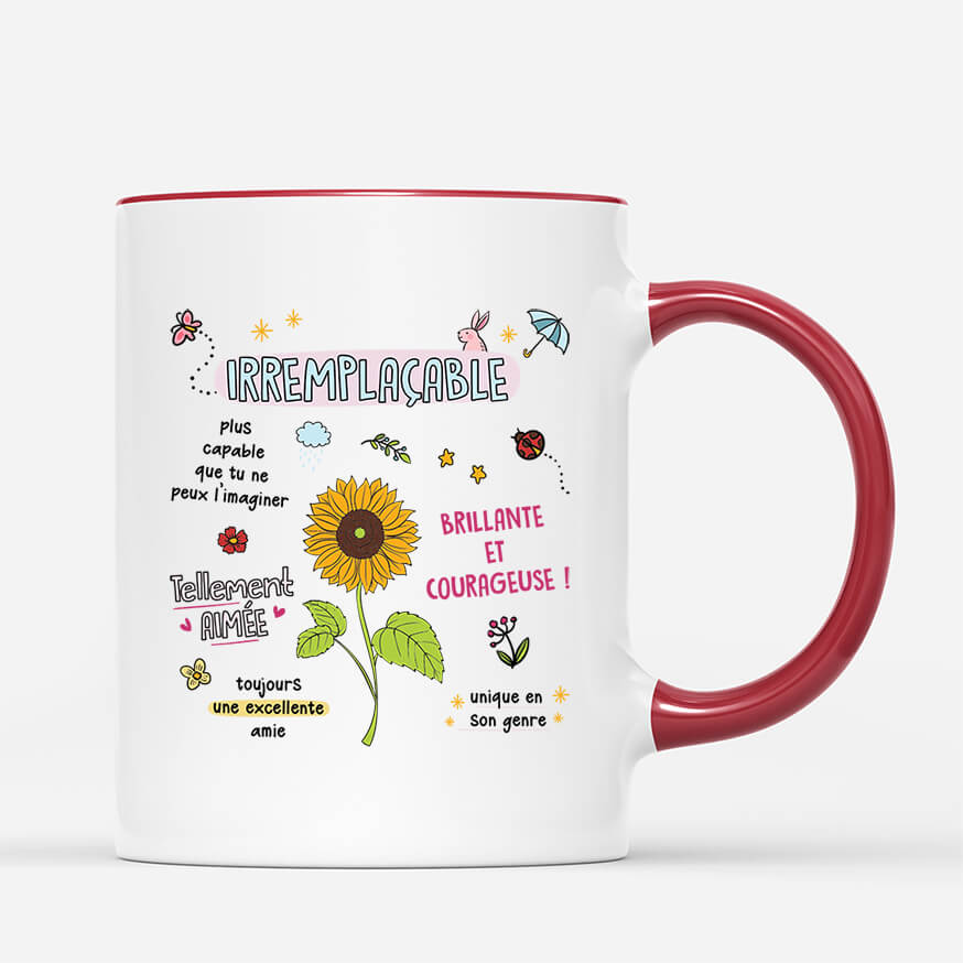 2475MFR3 mug ma soeur tu es irremplacable personnalise