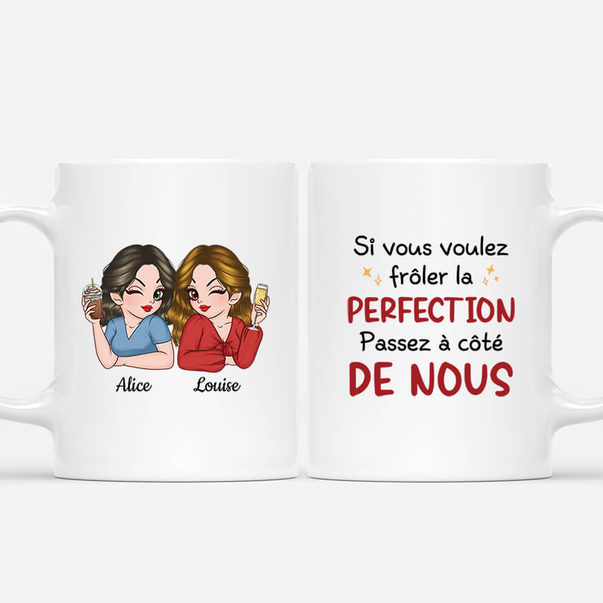 2492MFR1 mug si vous voulez froler la perfection personnalise