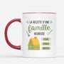 2496MFR3 mug la recette dune famille heureuse personnalise