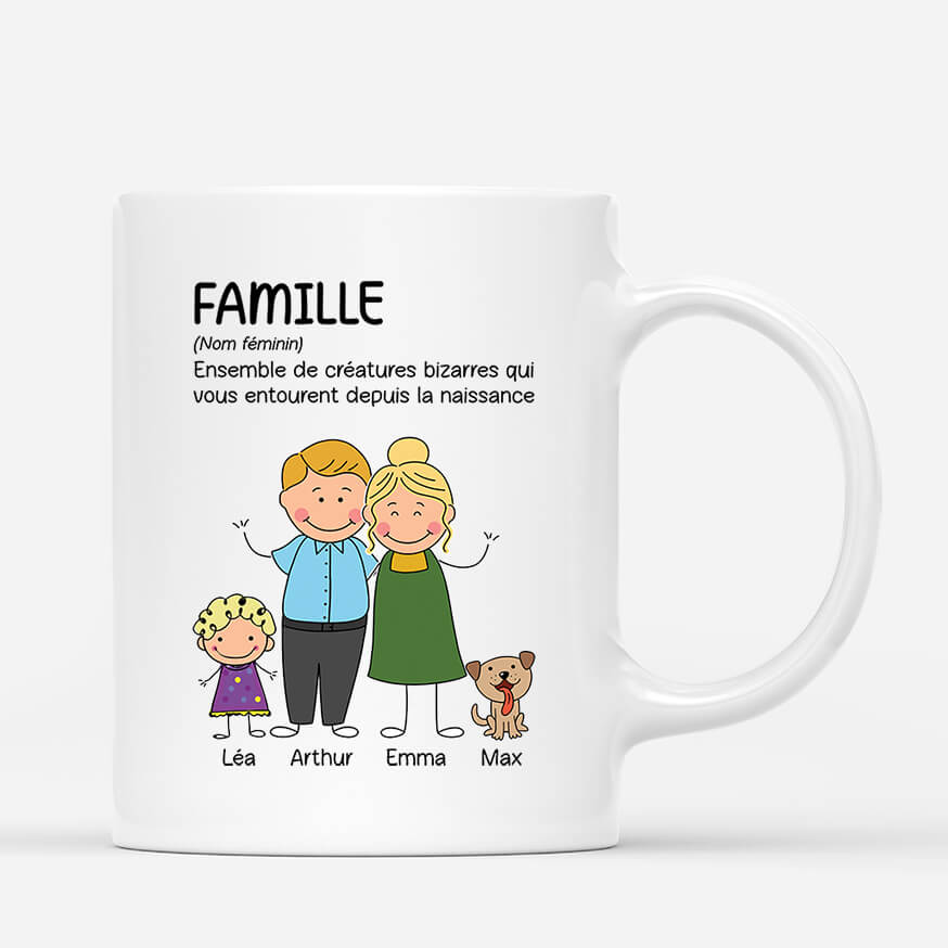 2499MFR1 mug definition de la famille personnalise