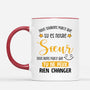 2507MFR3 mug je souris parce que tu es ma soeur personnalise