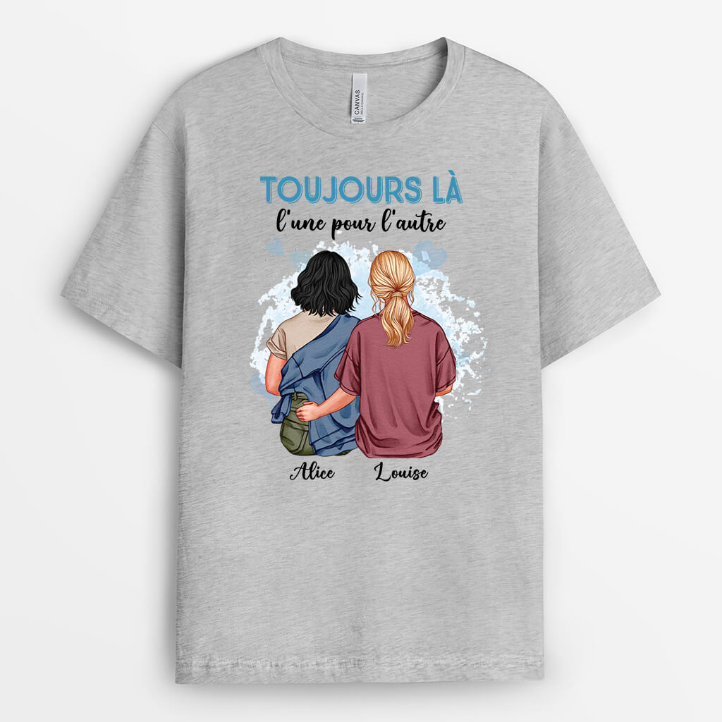 2515AFR2 t shirt toujours la lune pour lautre personnalise