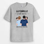 2517AFR2 t shirt la famille cest sacre personnalise