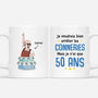 2519MFR1 mug je voudrais bien arreter les conneries mais je nai que 70 ans personnalise