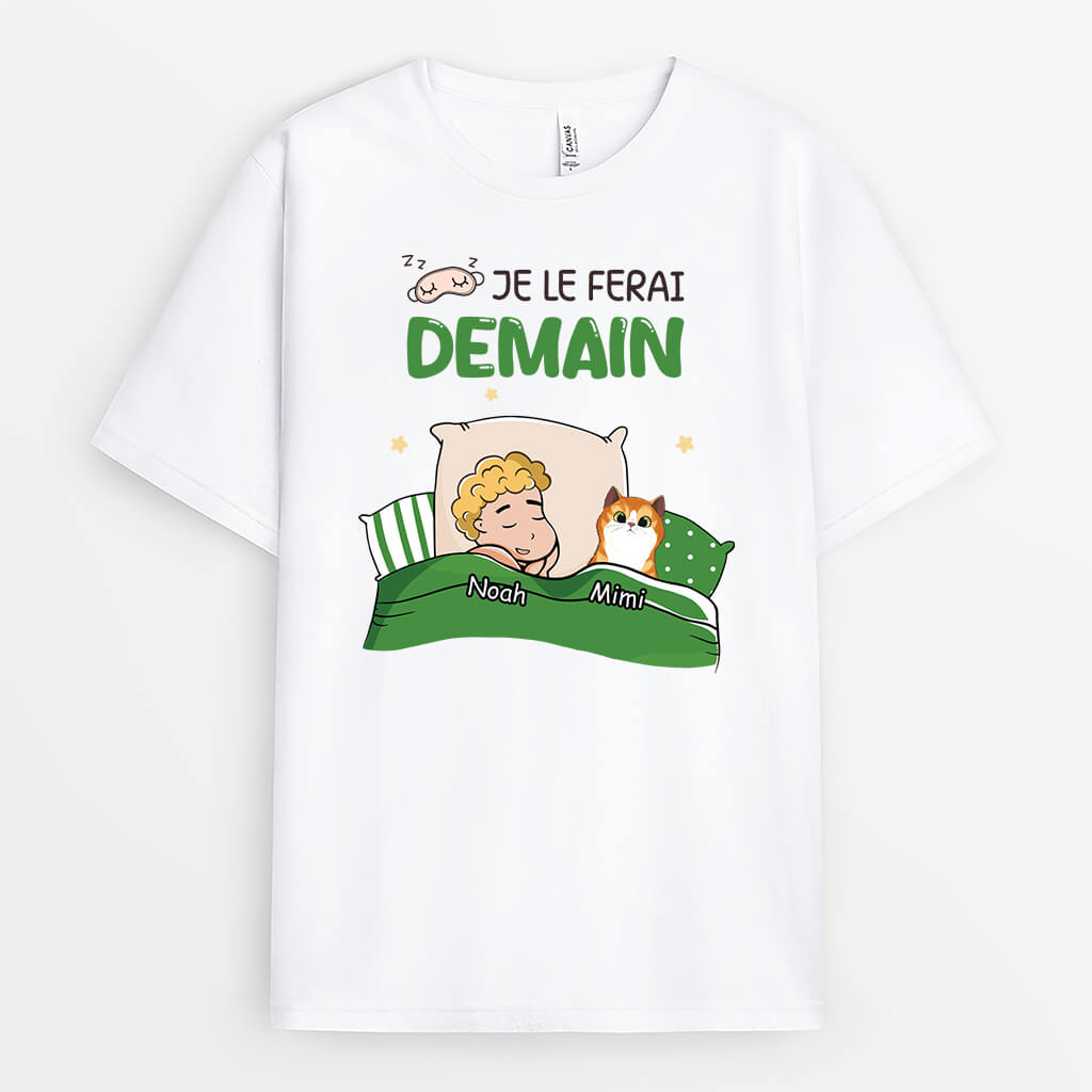 2520AFR1 t shirt je le ferai demain version chat personnalise_6aa34071 c0e3 4a3e 895e ee05ecdd25f8