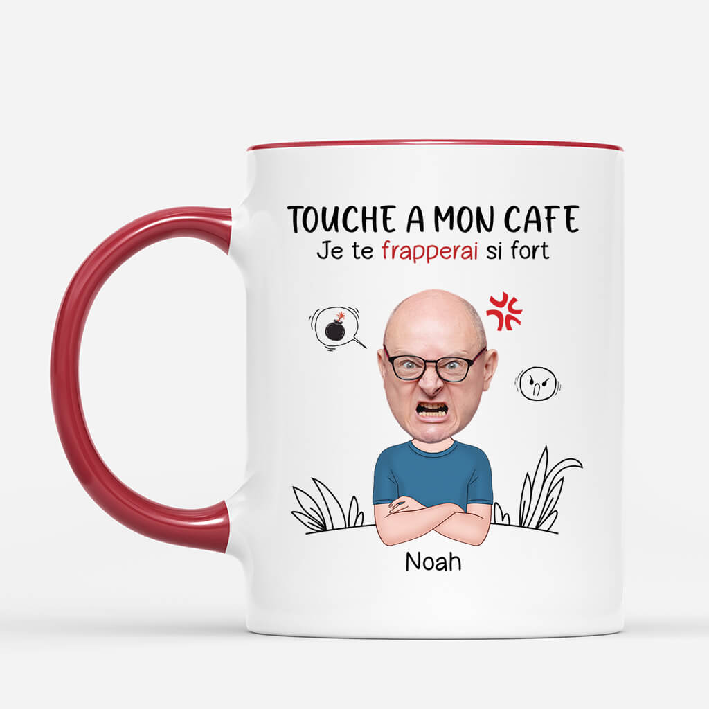 2523MFR2 mug je te frapperai si fort version homme personnalise