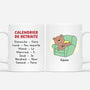 2524MFR1 mug calendrier de retraite version ours personnalise