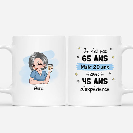 2527MFR1 mug je nai pas 65 ans jai 20 ans avec 45 ans dexperience personnalise_6cc4a1d0 48c1 4d17 99c6 e3d4bde726ba