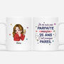 2528MFR1 mug je ne suis pas parfaite mais jai 25 ans cest presque pareil