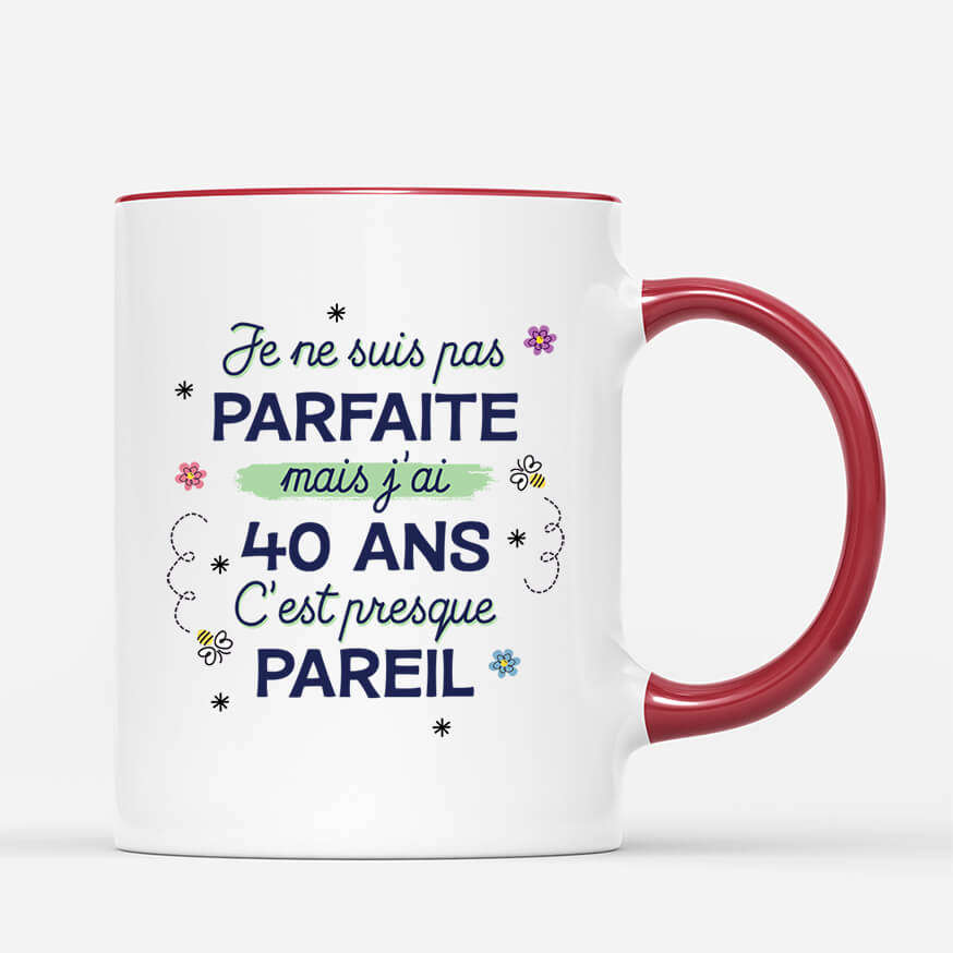 2528MFR3 mug je ne suis pas parfaite mais jai 25 ans cest presque pareil