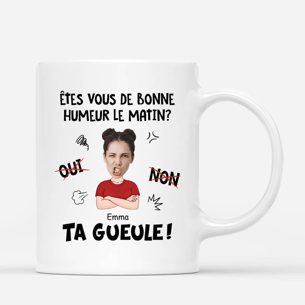 2533MFR1 mug etes vous de bonne humeur le martin femme personnalise