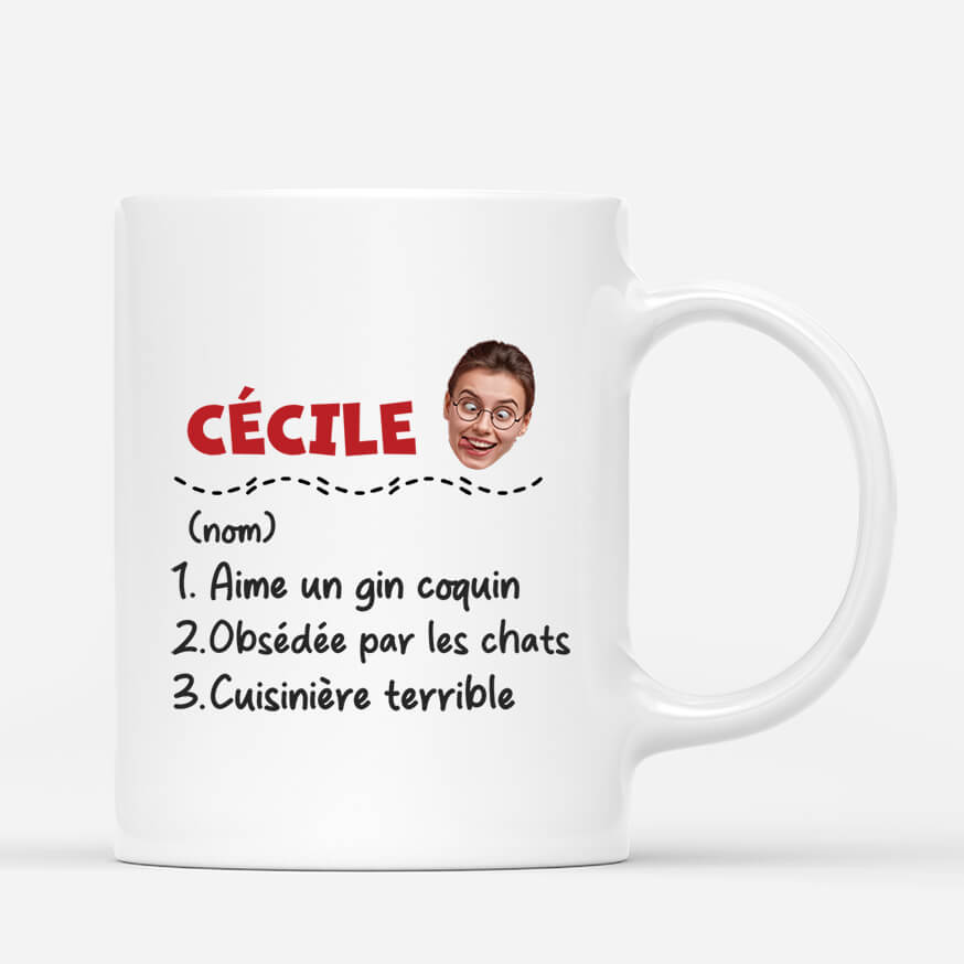 2534MFR1 mug ma definition version femme personnalise