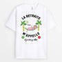 2538AFR1 t shirt la retraite mappelle version femme personnalise