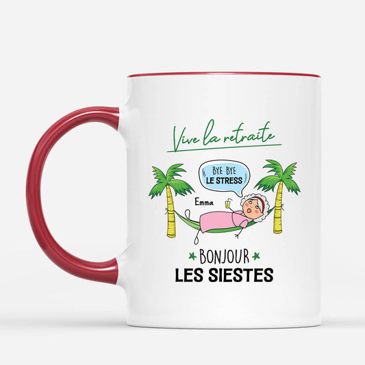 2539MFR2 mug vive la retraite version homme personnalise