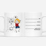 2542MFR1 mug peu important je dois aller maintenant version femme personnalise