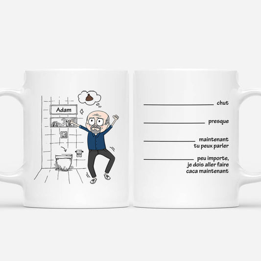 2542MFR1 mug peu important je dois aller maintenant version homme personnalise