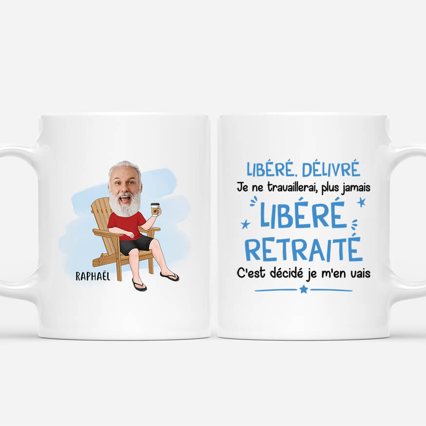 2546AFR1 mug libere delivre retraite personnalise