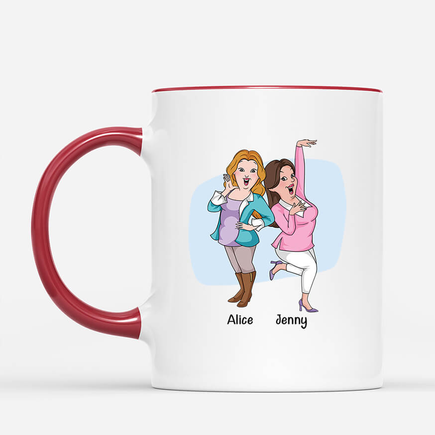 2547MFR2 mug je taime bien tu es aussi folle que moi personnalise