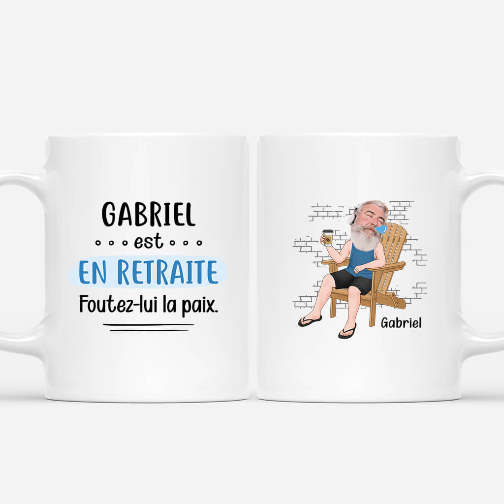 2552MFR1 mug foutez lui la paix version homme personnalise