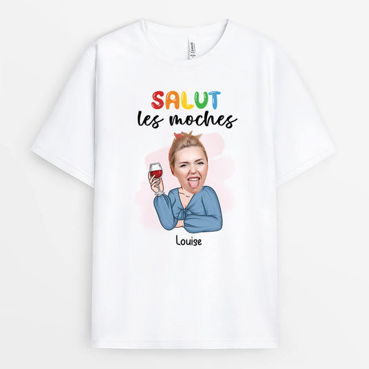 2553AFR1 t shirt salut les femmes moches personnalise