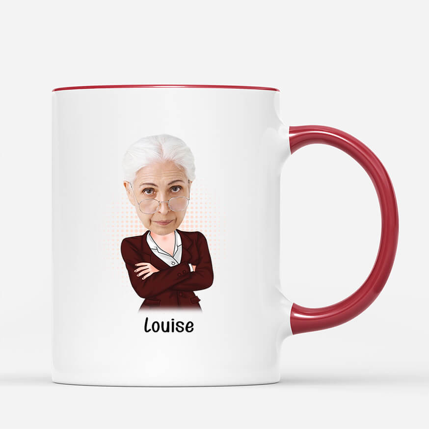 2555MFR3 mug je suis le retraite fou personnalise