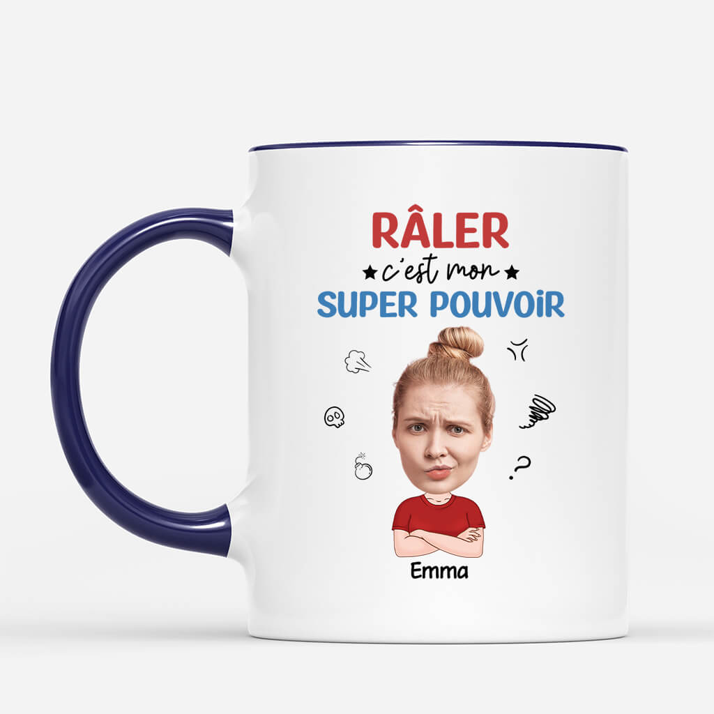 2556MFR2 mug raler cest mon super pouvoir version femme personnalise