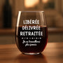 2558IFR2 verre a vin sans pied retraite homme personnalise retraite cest decide je men vais 2558i6t5b
