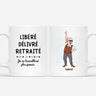 2558MFR1 mug libere delivre retraite je ne travaillerai plus jamais personnalise