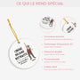2558OFR4 ornement noel ceramique personnalise pour femme et homme libere retraite 2558o6v5b