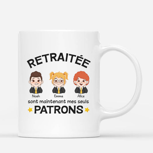 2562MFR1 mug retraite maintenant mes seuls patrons personnalise