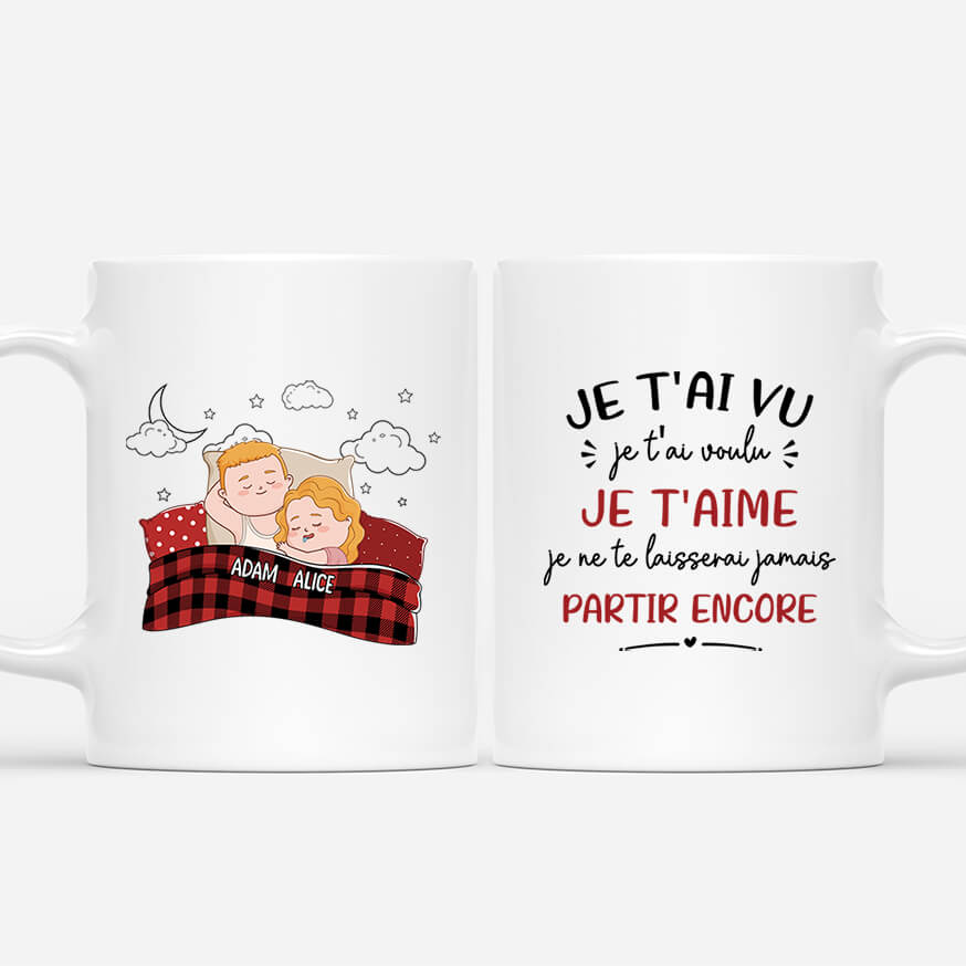 2575MFR1 mug je ne te laisserai jamais partir encore personnalise