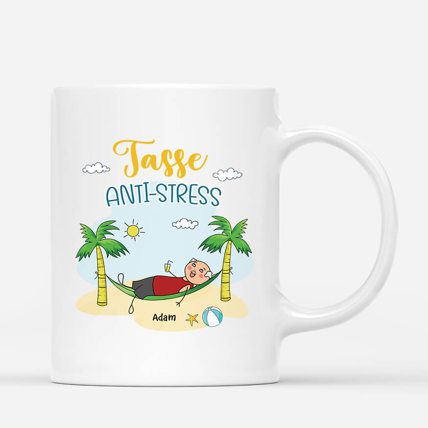 2577MFR1 mug tasse anti stress version homme personnalise