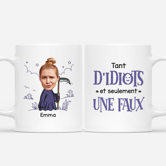 2578MFR1 mug tant didiots et seulement une faux version femme personnalise