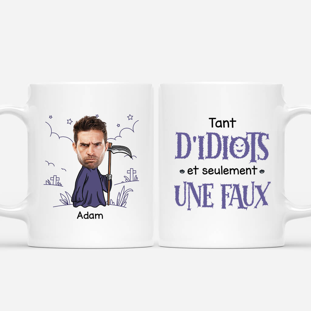 2578MFR1 mug tant didiots et seulement une faux version homme personnalise