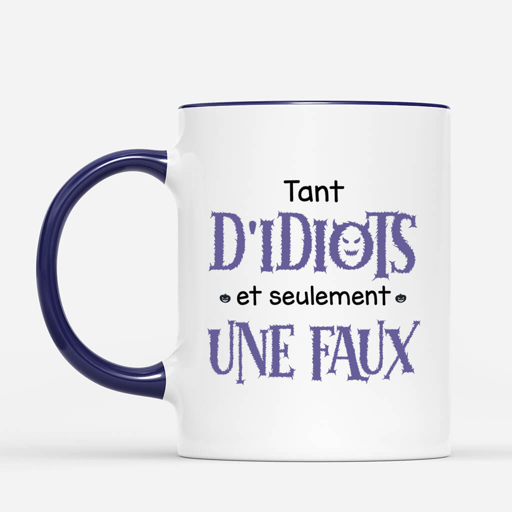 2578MFR3 mug tant didiots et seulement une faux version femme personnalise