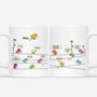 2580MFR1 mug au revoir aux oiseaux colores personnalise