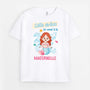 2599AFR1 t shirt cette sirene  ce triton se rend a la maternelle personnalise