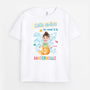 2599AFR2 t shirt cette sirene  ce triton se rend a la maternelle personnalise