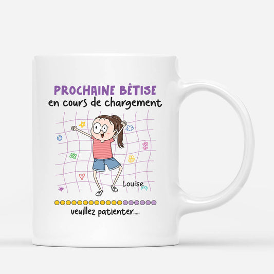 2610MFR1 mug prochaine betise personnalise