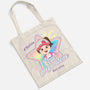 2626BFR2 tote bag attention la maternelle licorne personnalise